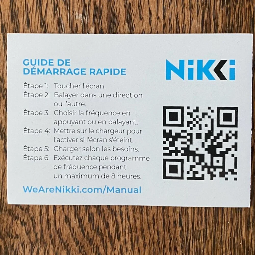 NIKKI light frequency-based wellness device with Lyme Support Program